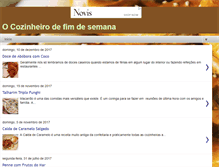 Tablet Screenshot of ocozinheirodefimdesemana.com